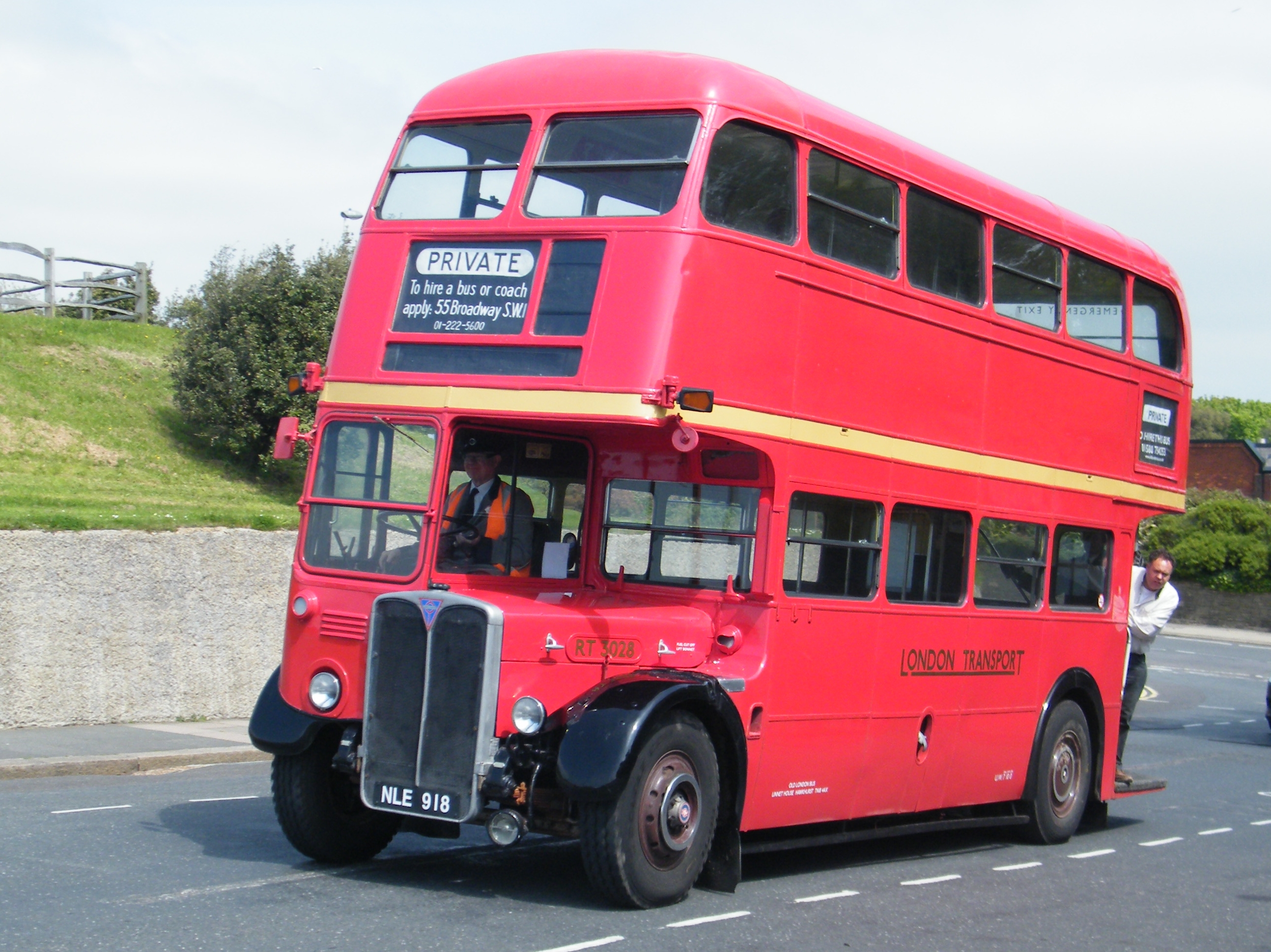 1952 AEC Regent III Bus à impériale - RT3028 - Transport de Londres...