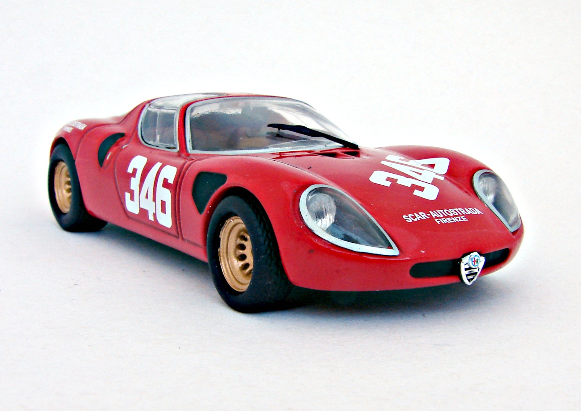 Alfa Romeo 33 Stradale, 1968 Bologne - Passo della Raticosa, Pilote...