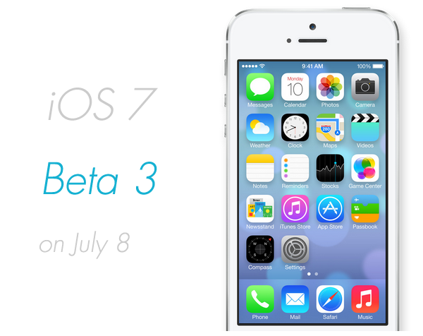 iOS 7 Beta 3 sera publié pour les développeurs le 8 juillet - JailbreakiOSX
