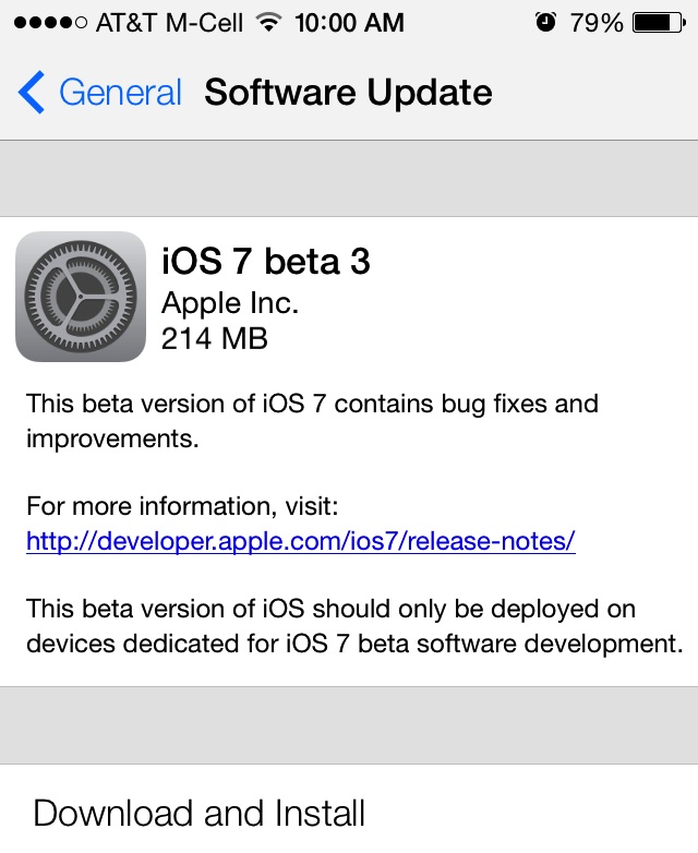 Apple Seeds iOS 7 Beta 3 aux développeurs - Rumeurs Mac