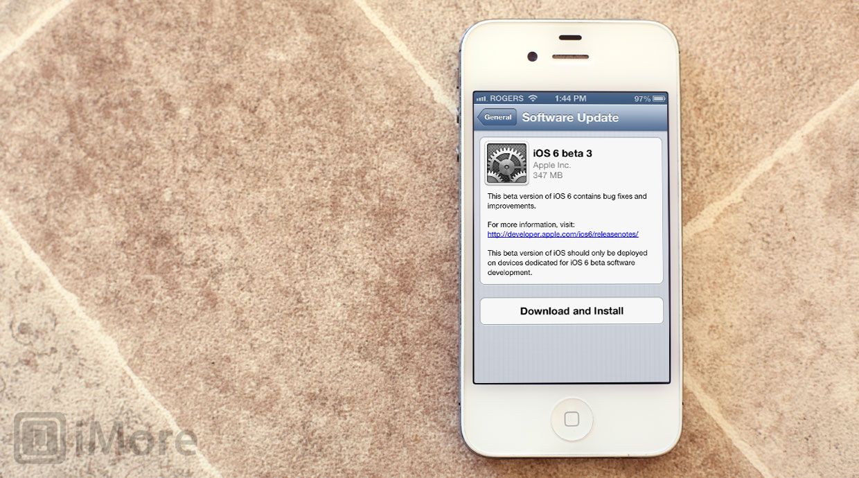 Apple lance iOS 6 beta 3 aux développeurs / iMore.