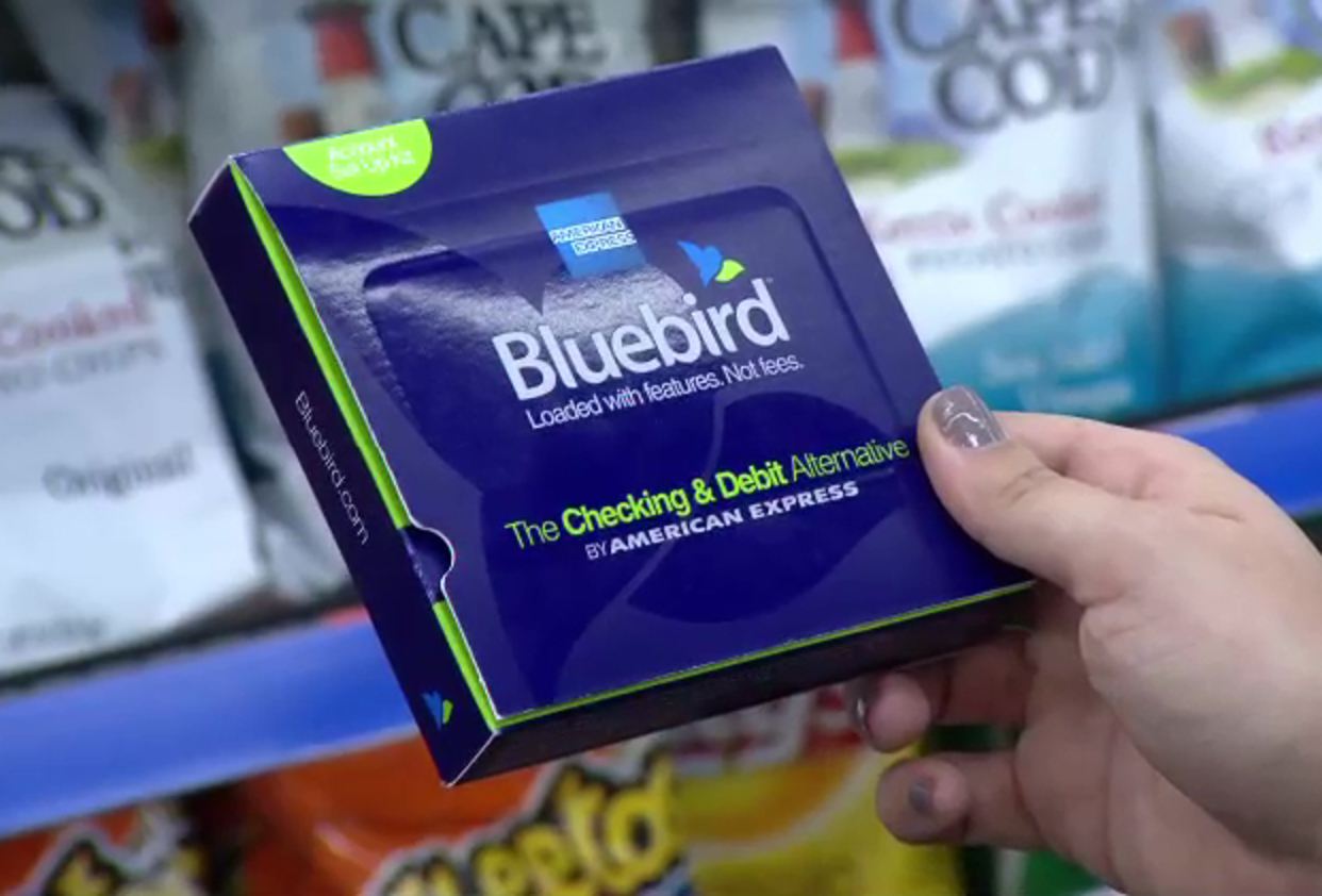 Bluebird: Amex, Walmart Offre une Alternative au contrôle gratuit...