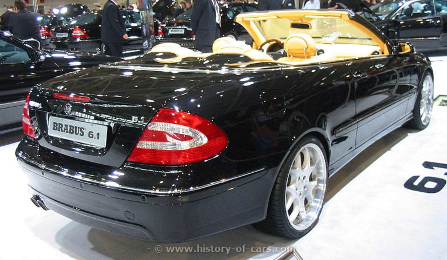 mercedes 2002 a209 clk brabus 61 cabriolet - l'histoire des voitures...