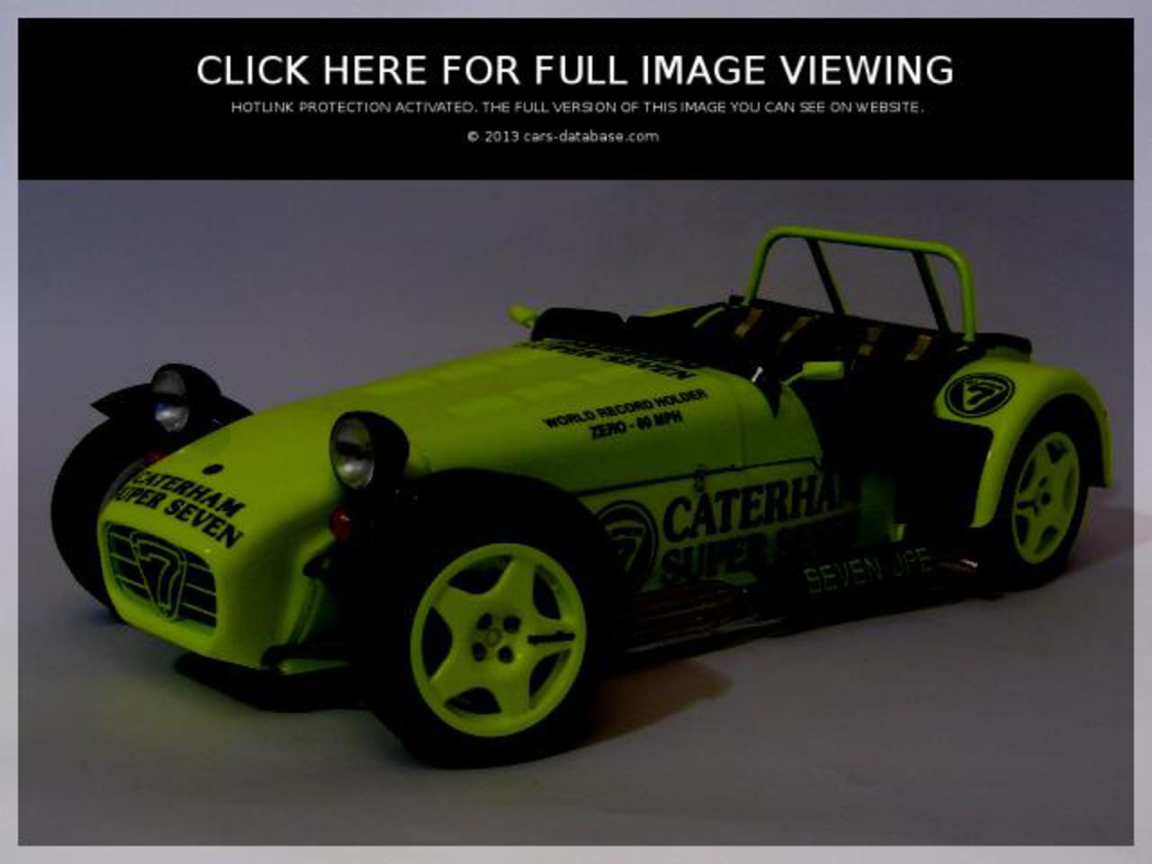 Caterham 7 JPE: Information about model, images gallery and ...