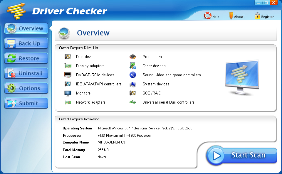 Supprimer les virus Adware DriverChecker - Description des logiciels malveillants Emsisoft...