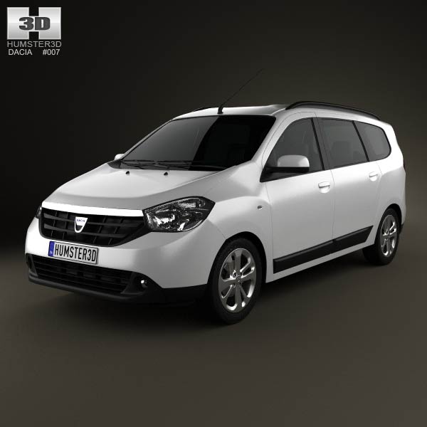 Téléchargement du modèle 3D Dacia Lodgy 2012 en.3d.Max .obj.c4d...