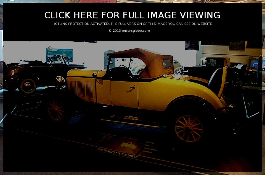 De Soto K Roadster: Galerie de photos, informations complètes sur...