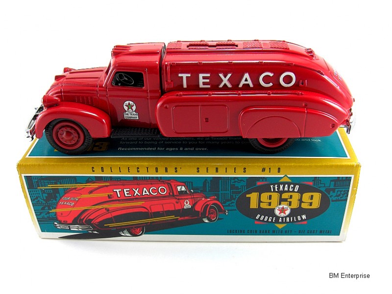 Banque de camions-citernes Texaco 1939 Dodge Airflow Moulé sous pression