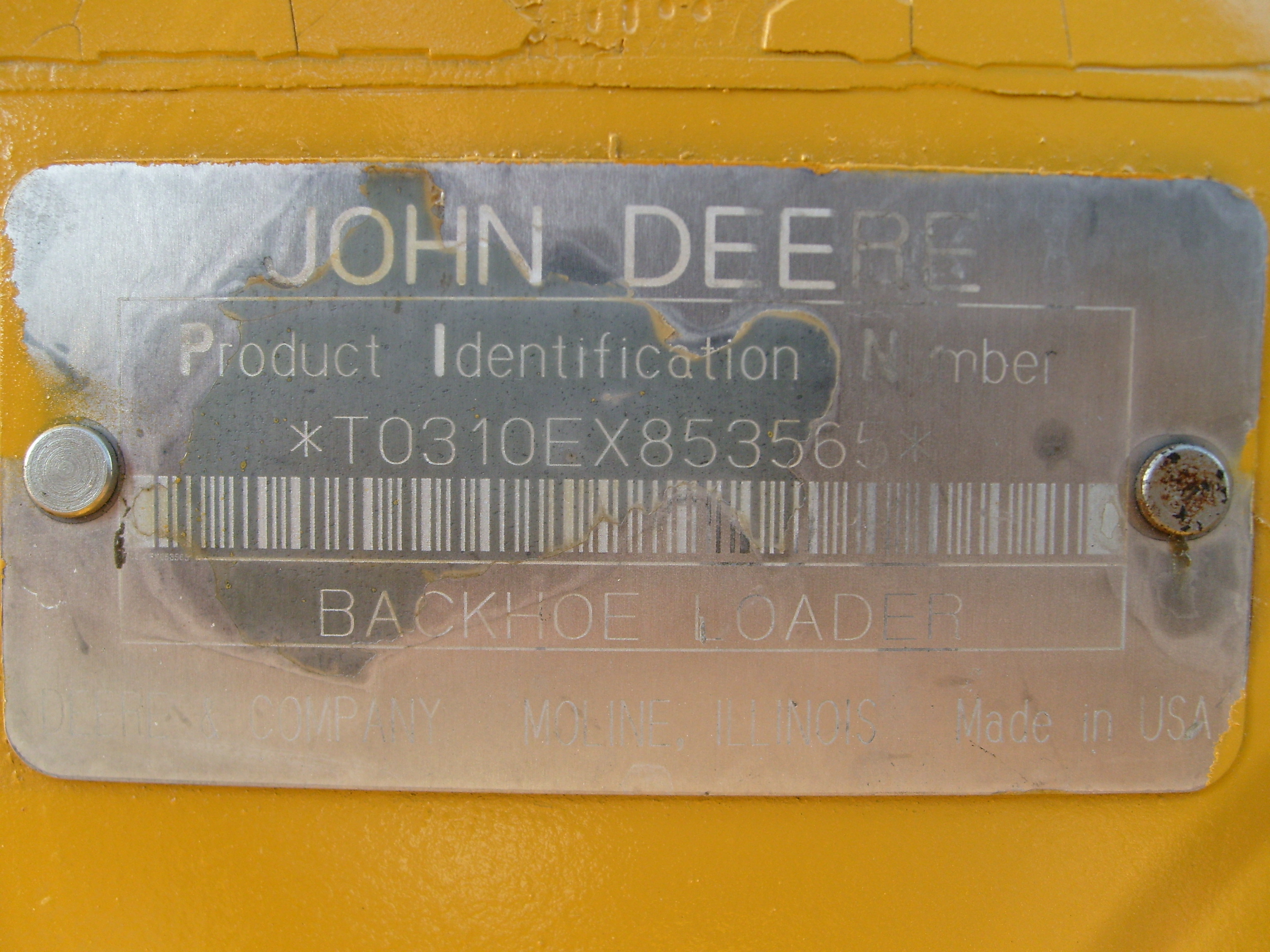Retroexcavadora, John Deere 310E, AÃ±o 1999, 222,000.00 USD...