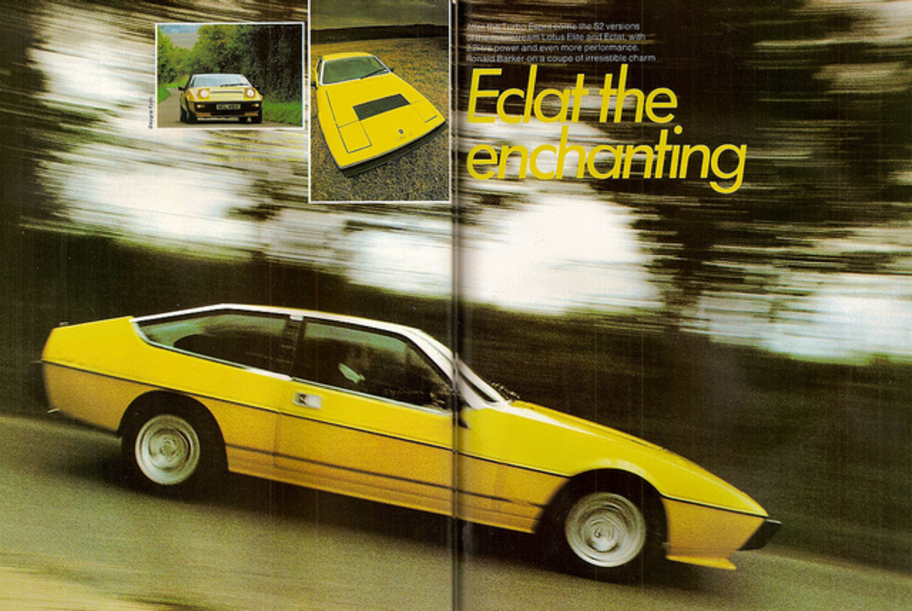 Lotus Eclat 2.2 Essai routier 1980 (1) / Flickr - Partage de photos!
