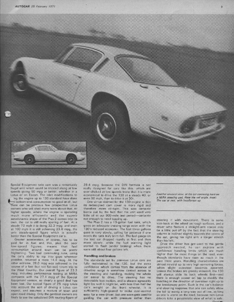 1972 Lotus Elan +2 S130 (Brian Mullan N.I) - LotusTalk - La Lotus...