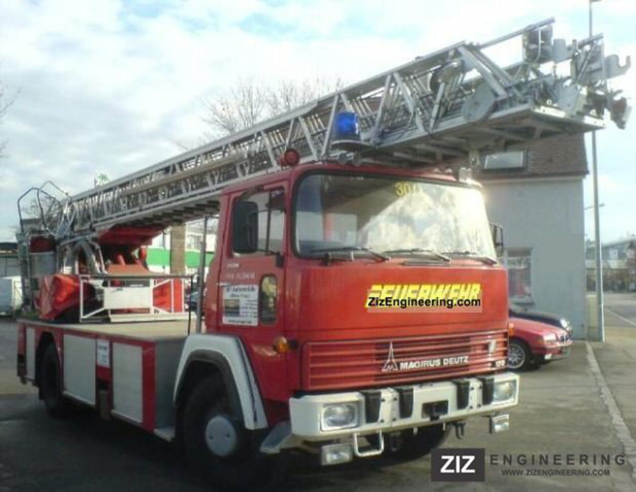 Camion de Pompiers à Échelle Aérienne Pin Magirus Deutz sur Pinterest