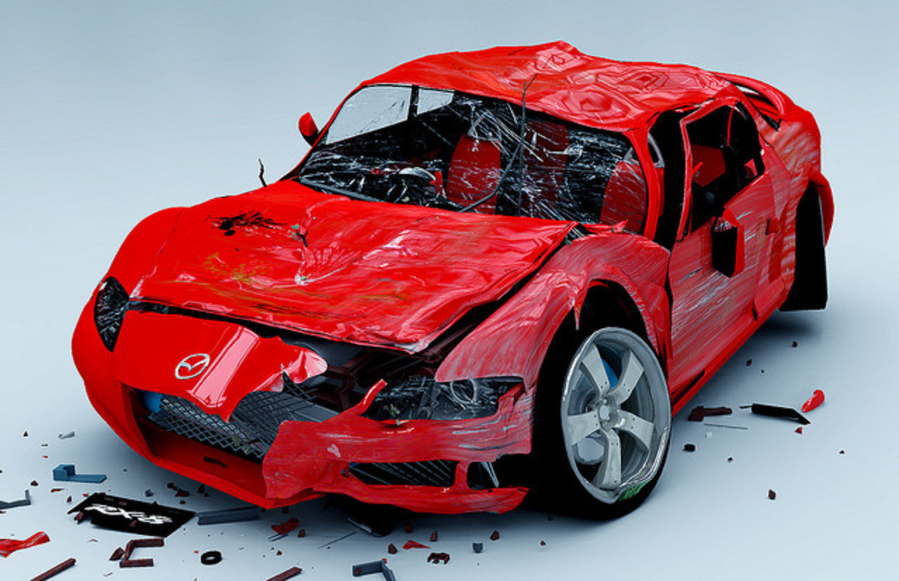 Mazda RX-8 naufragée / Flickr - Partage de photos!