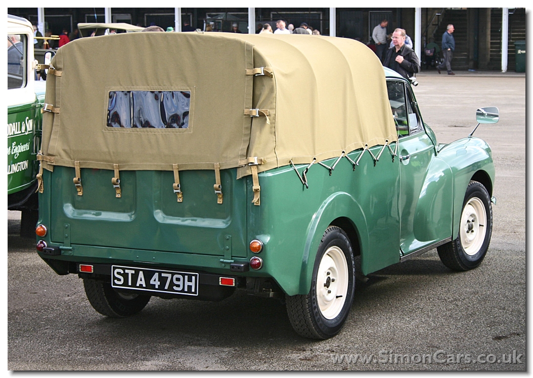 Simon Cars - Minor Van - La camionnette et le Pick-up Morris Minor de type O...