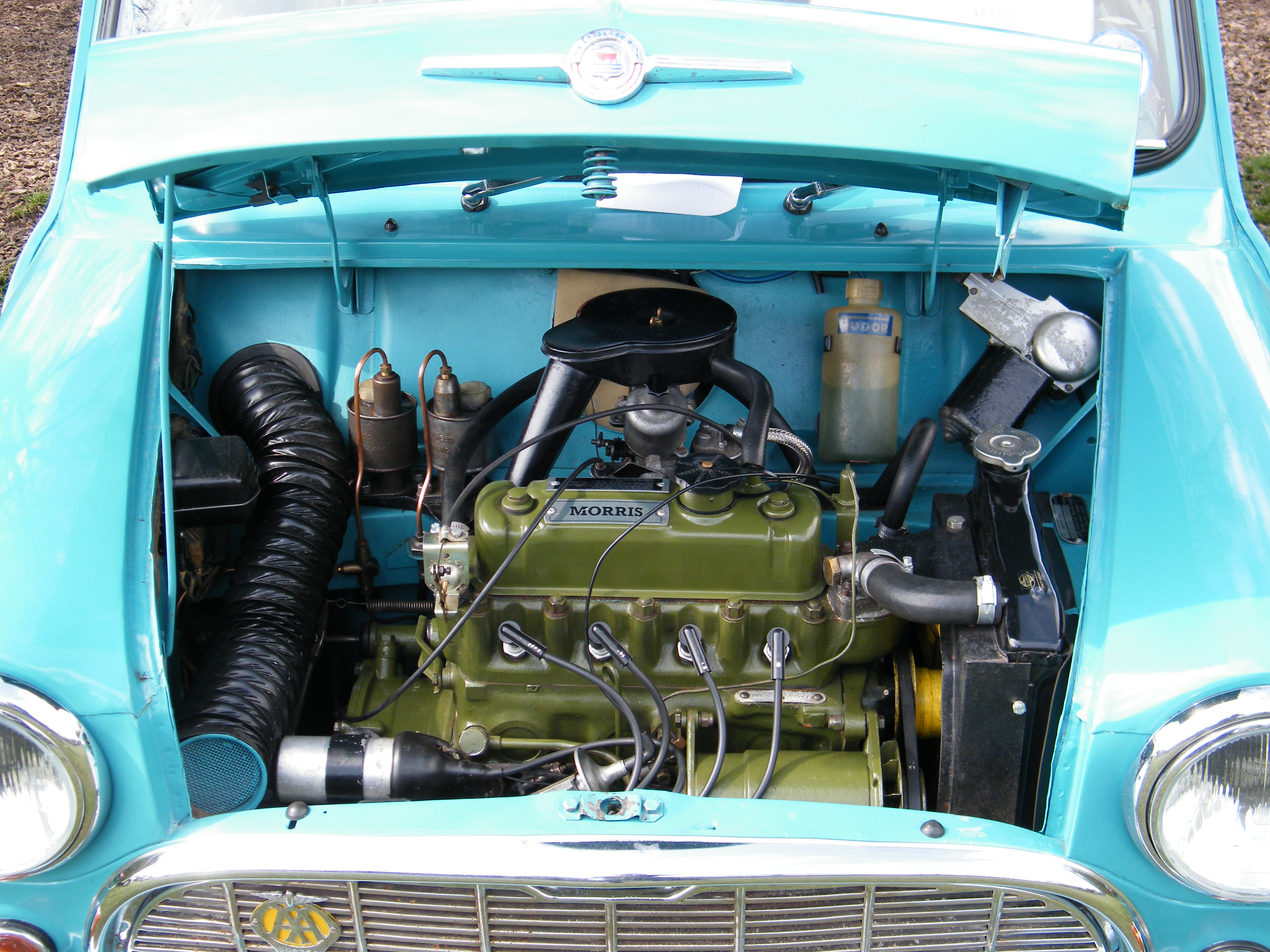1964 Baie moteur de Morris Mini | Flickr - Partage de photos!