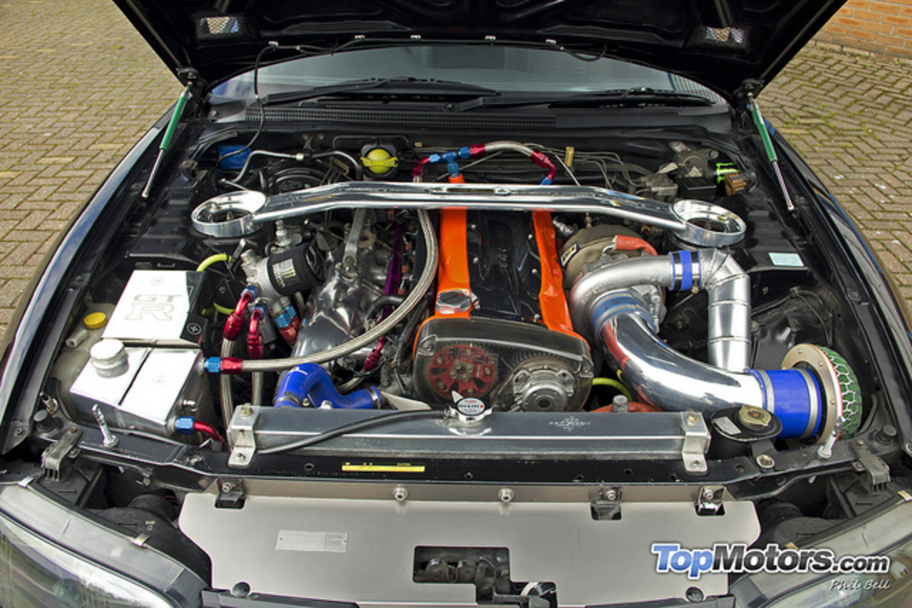 Baie moteur Nissan Skyline R33 GTR / Flickr - Partage de photos!