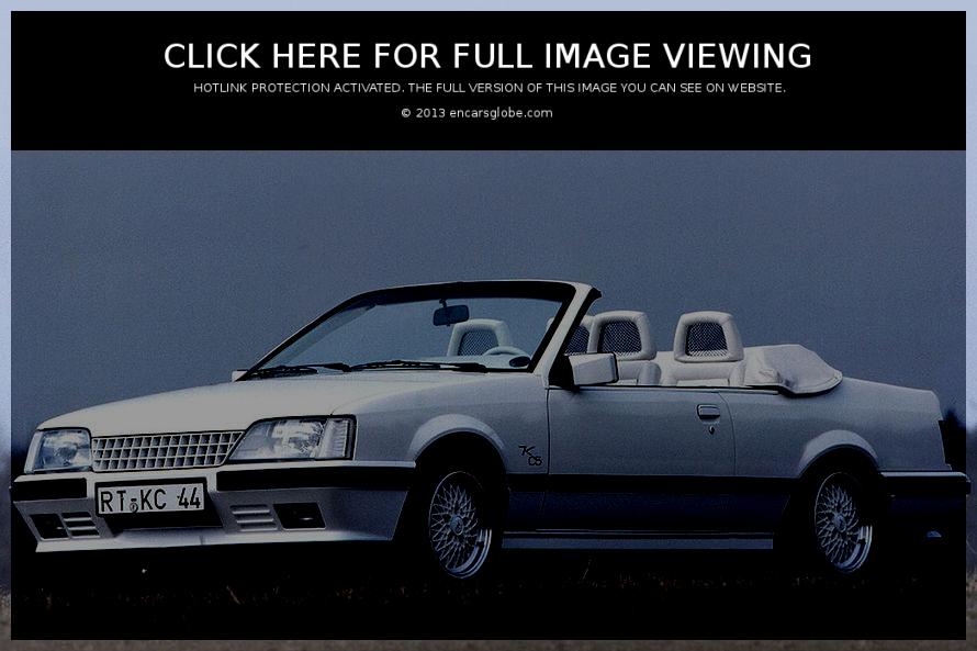 Galerie de photos de l'Opel Monza GSE cabrio de Keinath: Photo #11 sur...