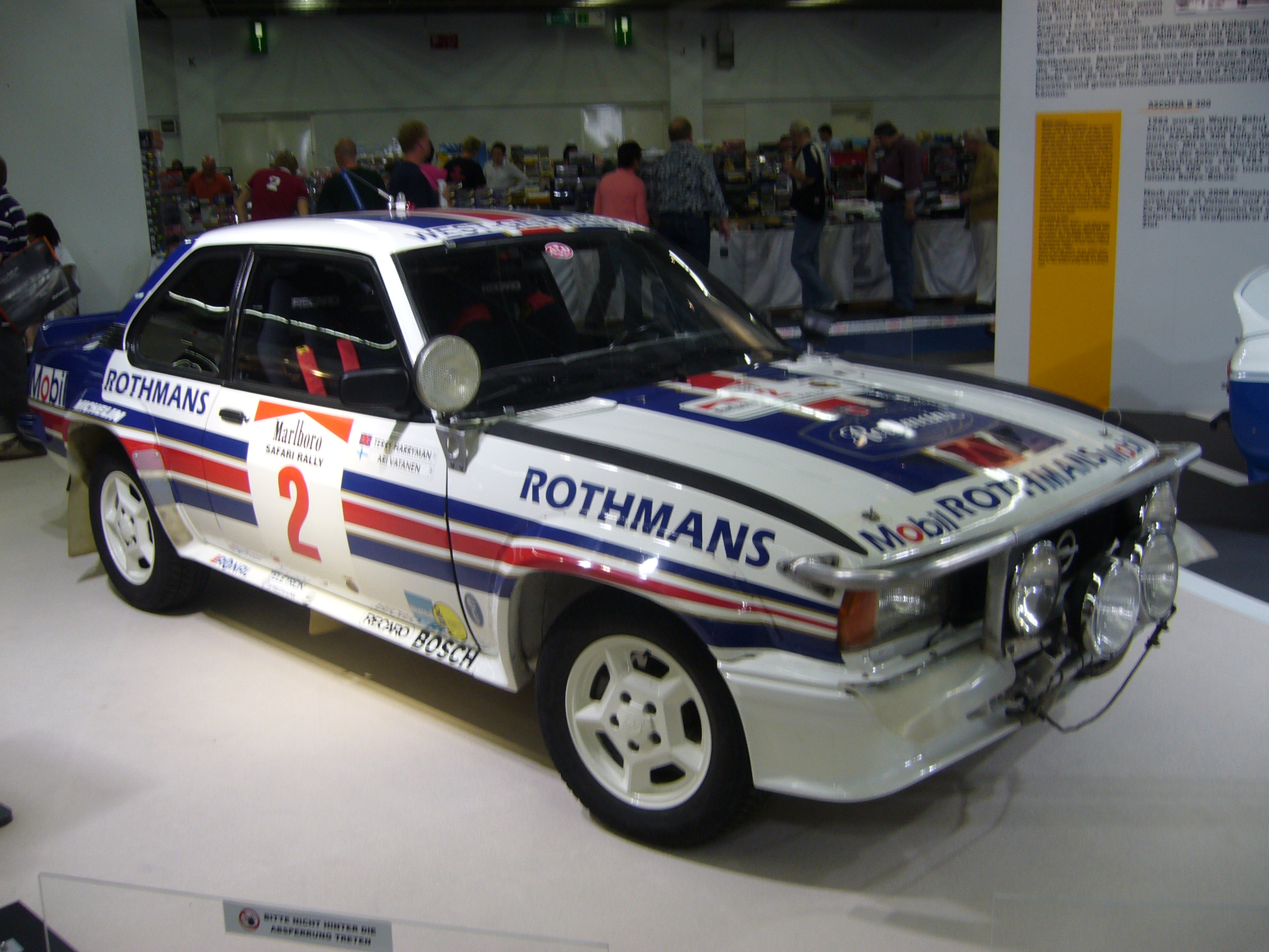 Dossier : Opel Ascona Rallye Rothmans.JPG - Wikimedia Commons