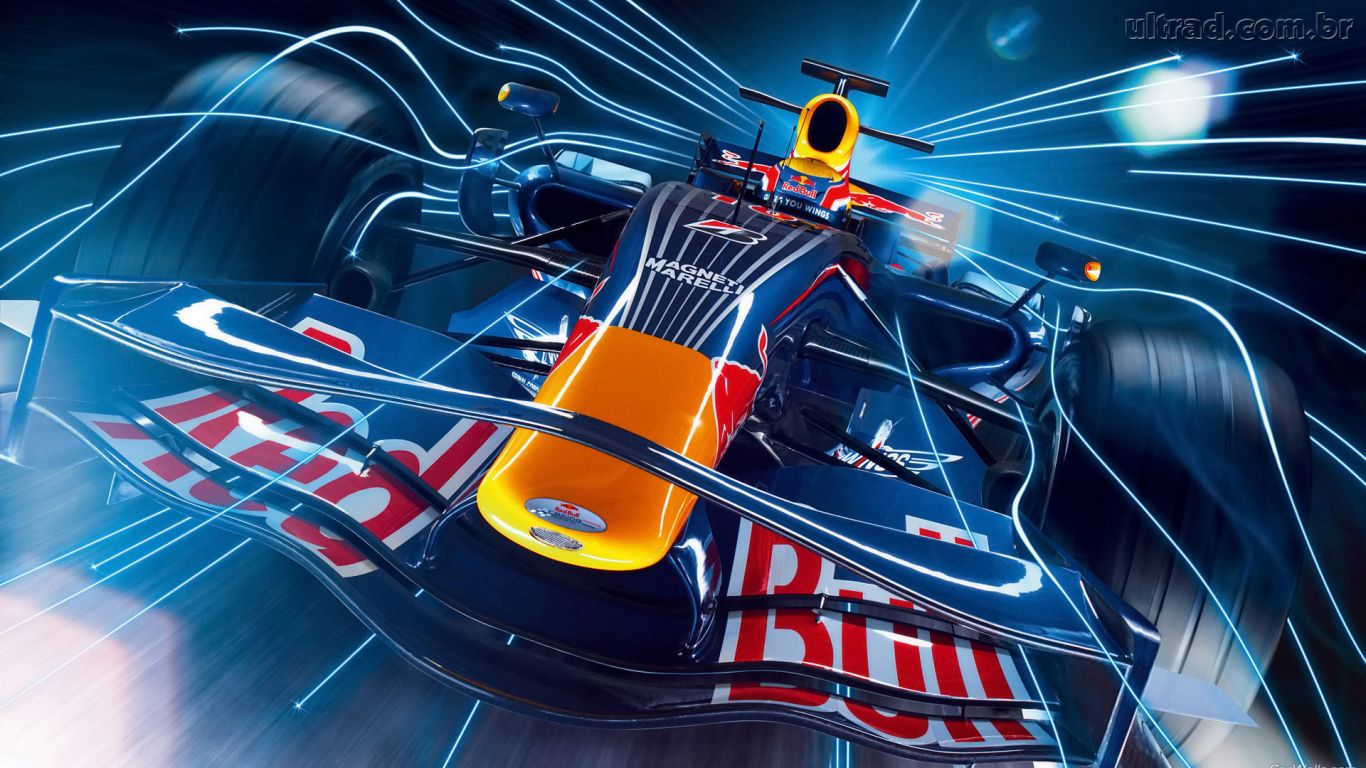 Papel de Parede Carro Red Bull Racing - Renault