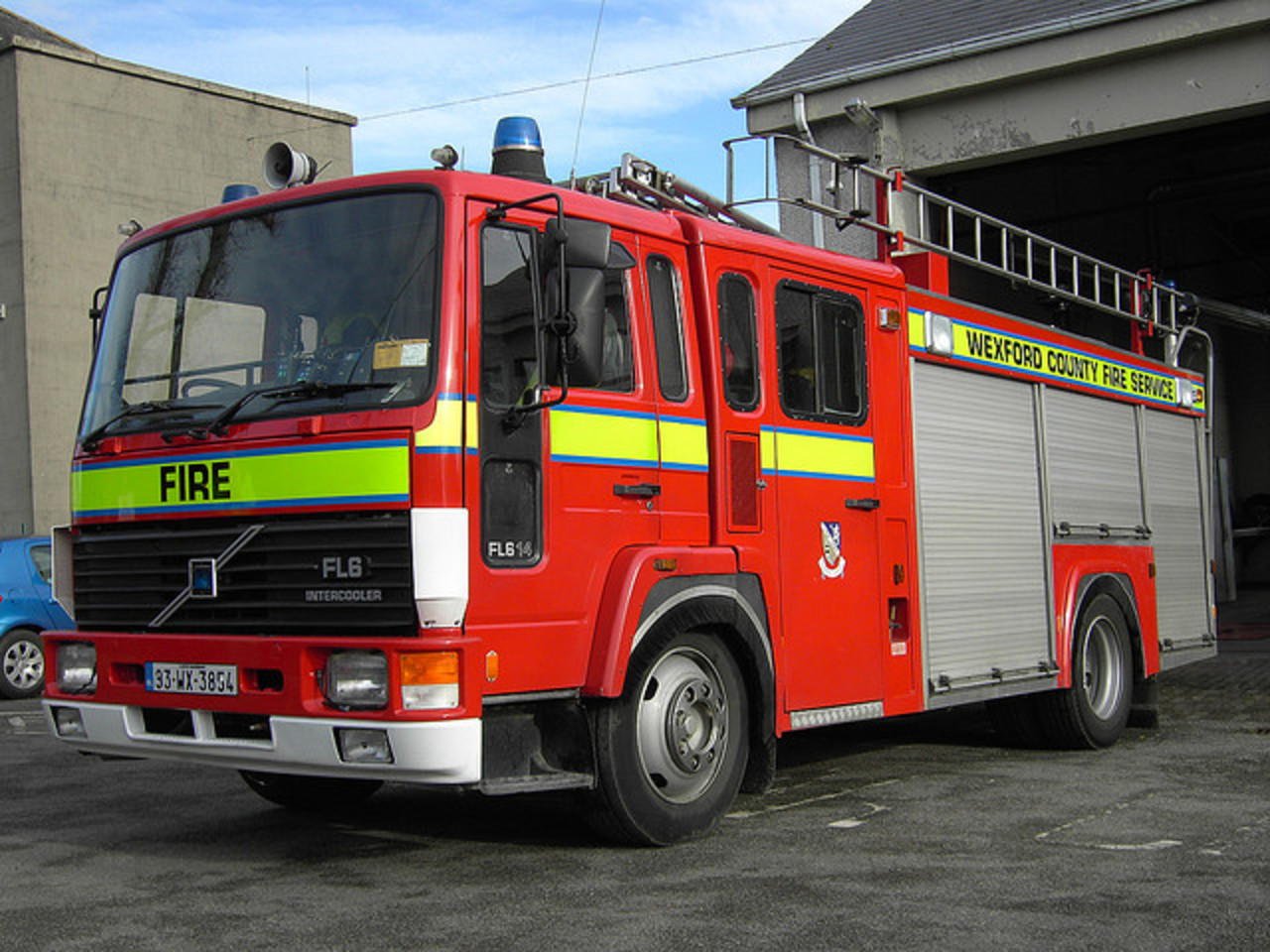 Service d'incendie de Wexford 1993 Volvo FL6 14 Saxon WrL 93WX3854 (eX...
