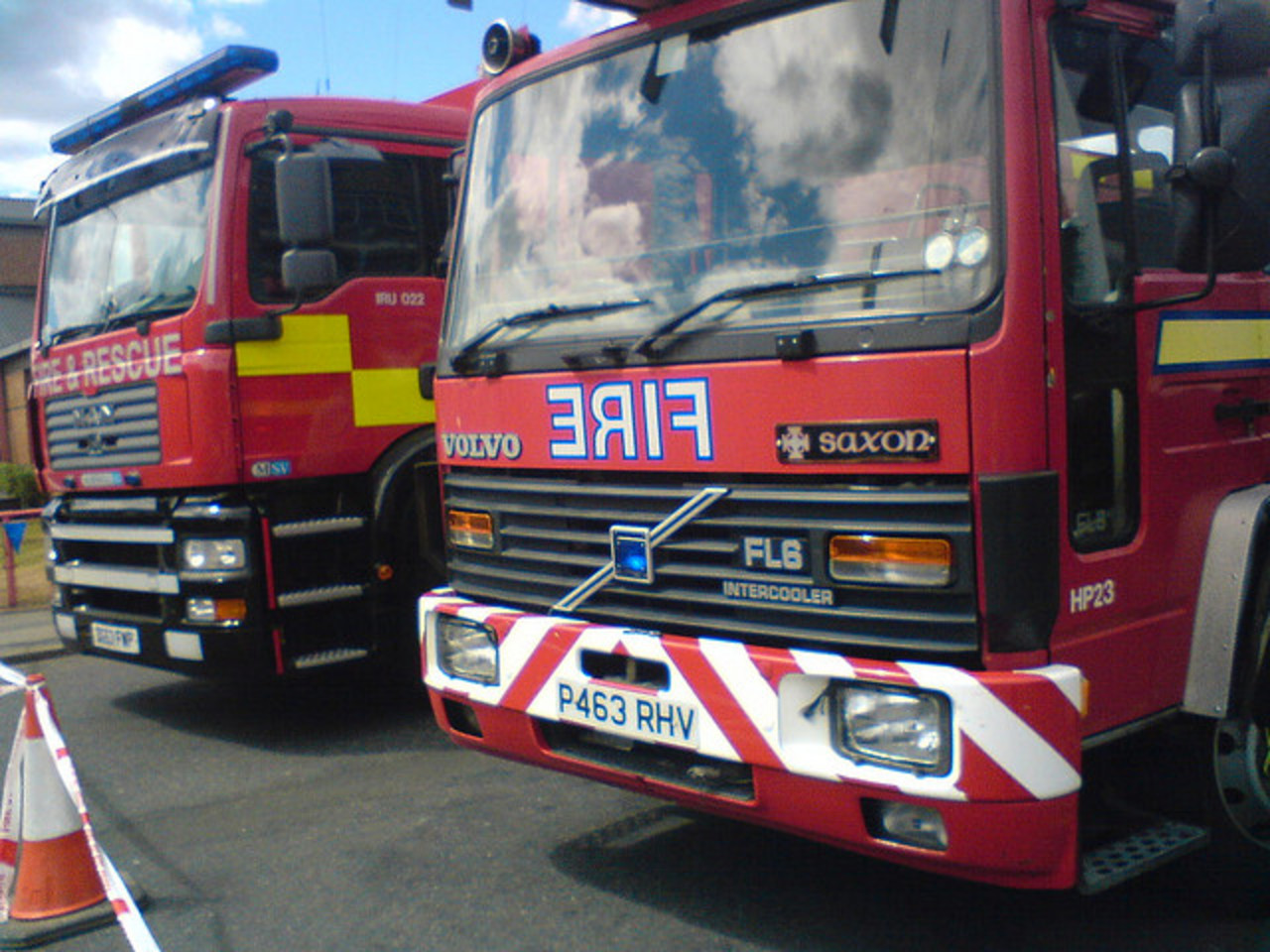 10) Unité d'intervention en cas d'incident Marshall SV, HOMME des Pompiers de Londres...