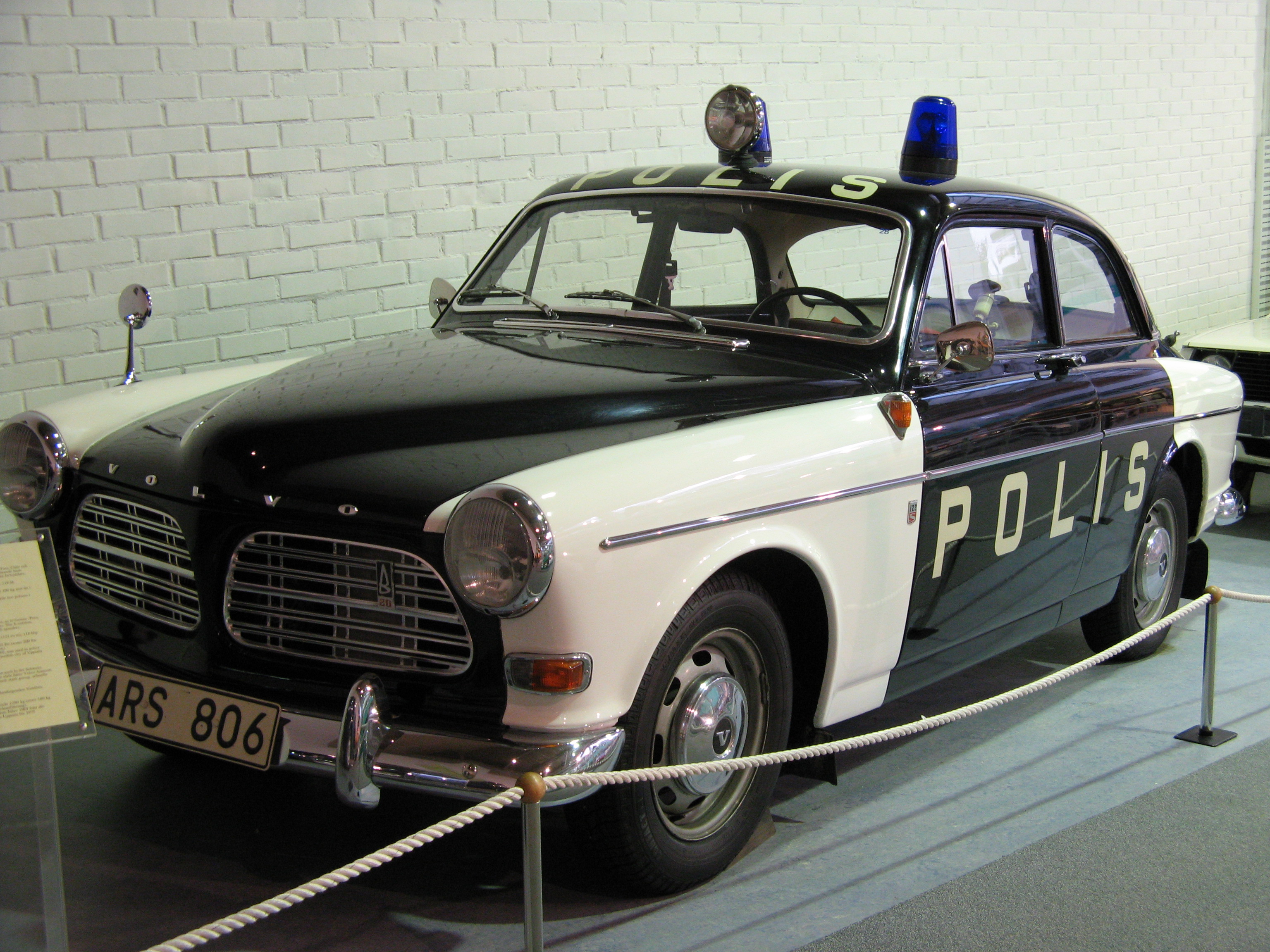 Volvo Amazon (1969) Polizeiwagen à Schweden