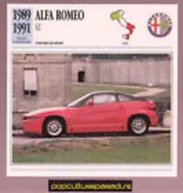 BÂCHE DE VOITURE Alfa Romeo SZ Trofeo ENVOYEZ-NOUS VOTRE ANNÉE SB MDL