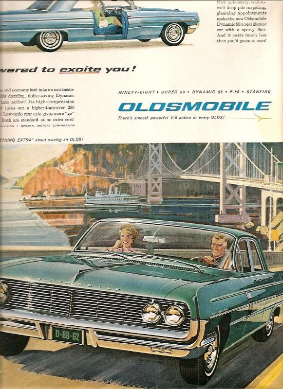 Oldsmobile Dynamic 88 4dr - énorme collection de voitures, actualités et critiques automobiles,