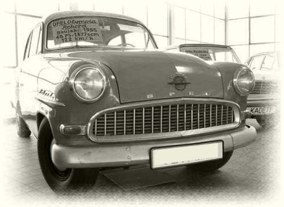vorgestellt und bis 1957 produziert verkaufte Opel dieses Modell sehr