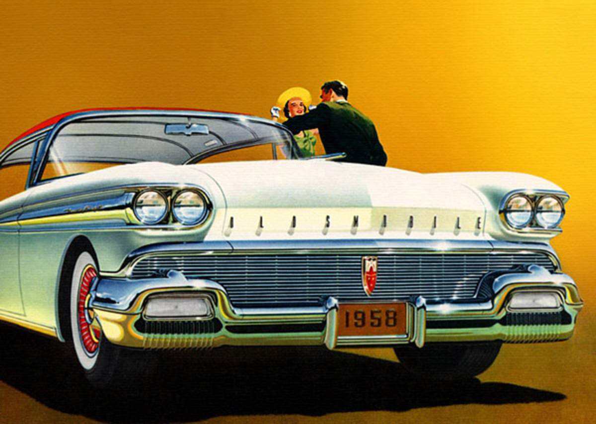 Coupe de vacances Oldsmobile 98 de 1958. Partagez-le:
