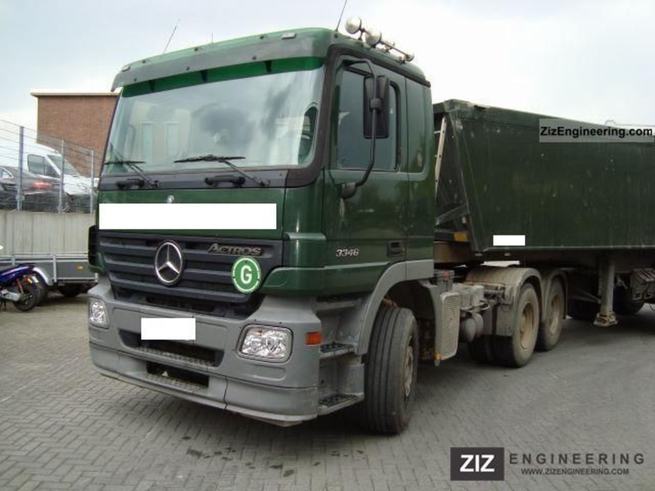 Mercedes-Benz Actros 3346 2004 Charge lourde