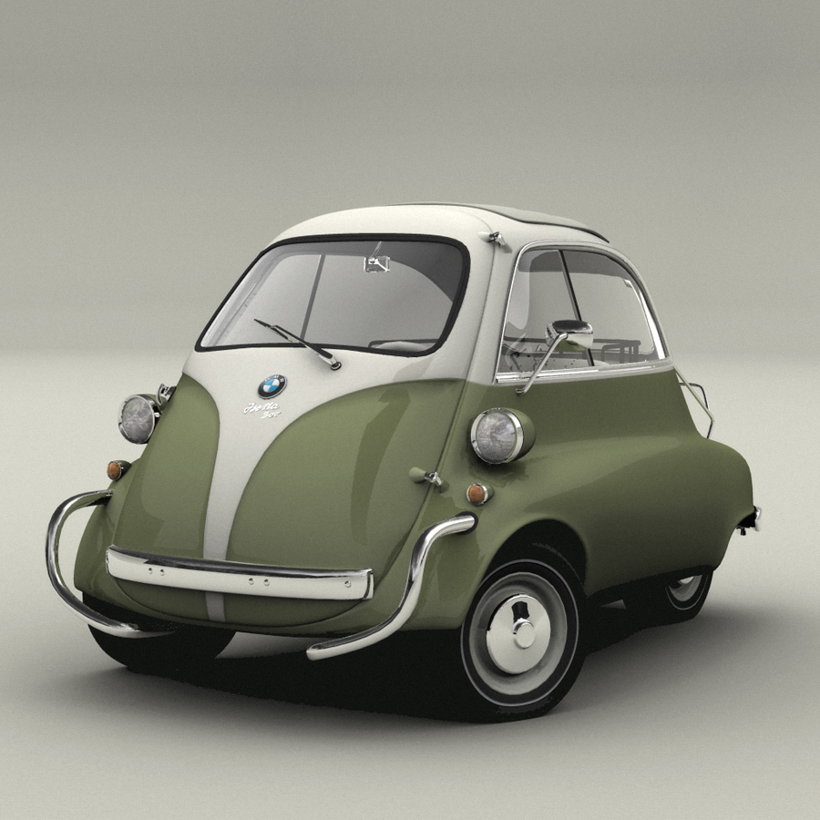 BMW ISETTA. Fabriquée en 1962, l'Isetta a été l'une des premières bon marché