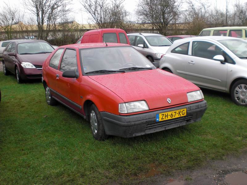 Renault 19 TR, 1991, worden ook al hard minder dans aantal.