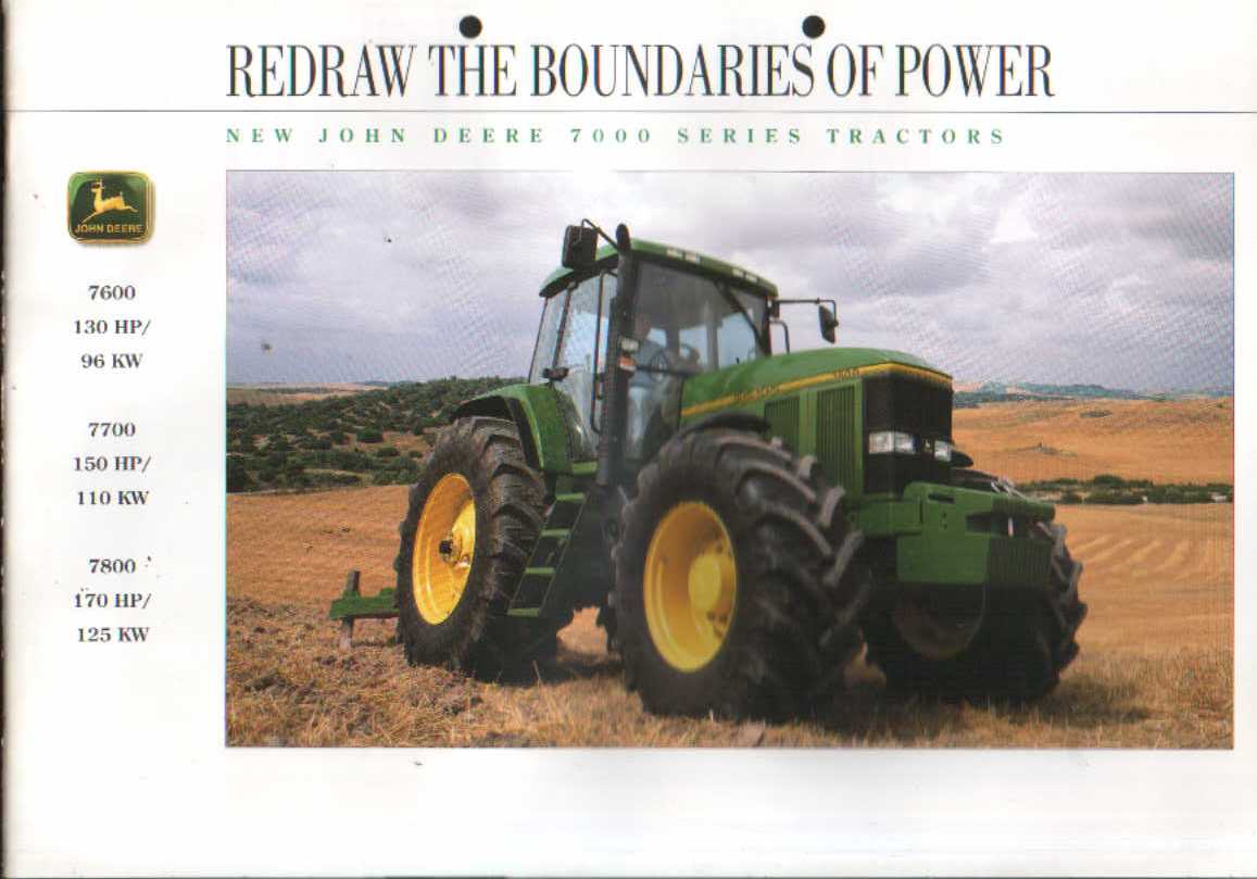 Série 7000 de John deere