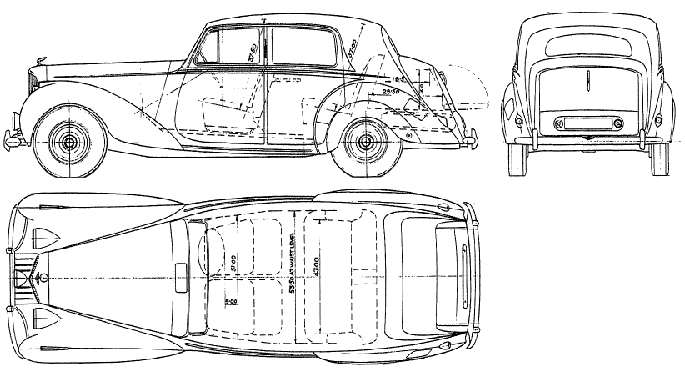 Bentley Mk VI berline