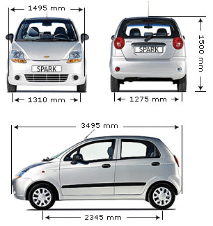 Daewoo matiz размеры. Габариты Шевроле Спарк 2008. Шевроле Спарк 2 габариты. Daewoo Matiz габариты. Шевроле Матиз 2007 габариты.