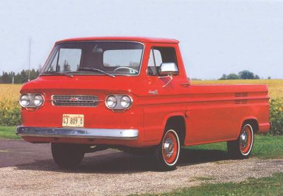 Pick-up au bord de la rampe Chevrolet Corvair 95