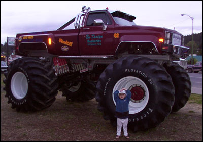 Camion monstre Chevrolet