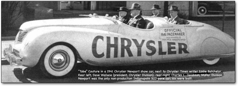 Concept de Voiture de Parade Chrysler Newport