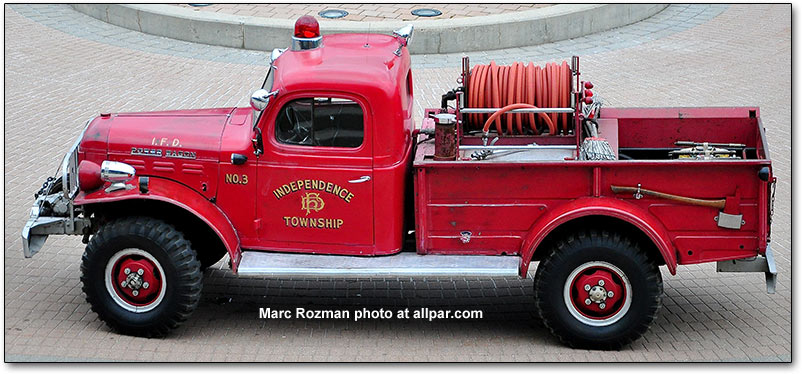 Camion de pompiers Dodge Power Wagon