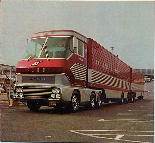 Concept de Camion à turbine à gaz Ford