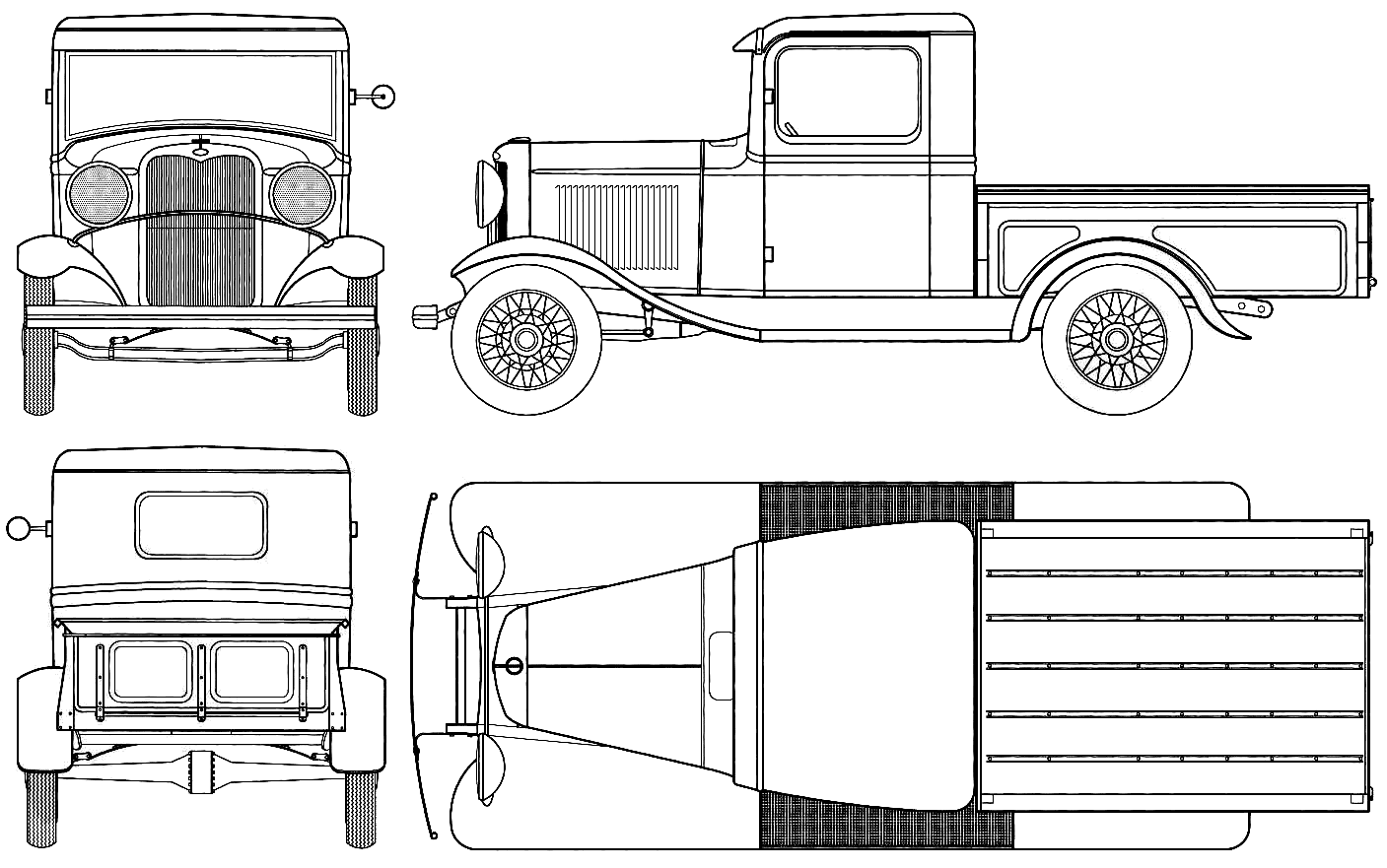 Pick-up Ford Modèle B