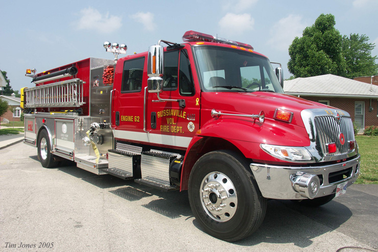 Camion de pompiers international A150