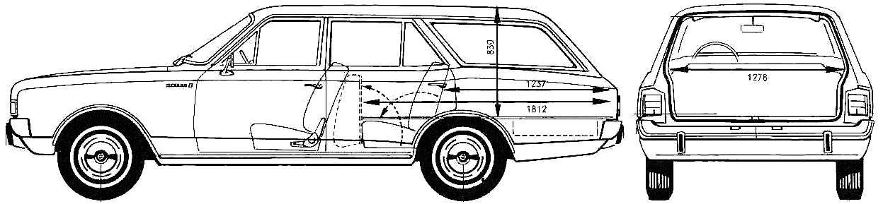 Opel Record C Caravan