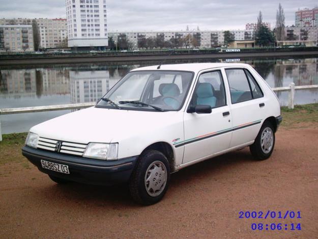 Ligne de couleur Peugeot 205 11