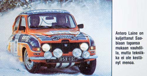 Rallye SAAB 96