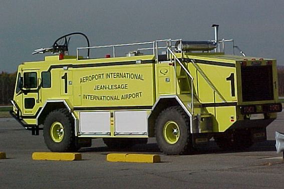 Camion de Pompiers de l'Aéroport Inconnu