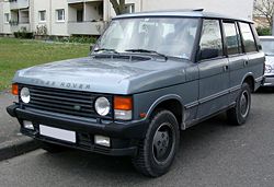 Gamme Land rover